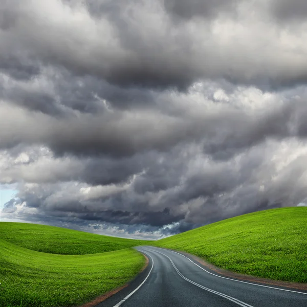 stock image Road and horizon