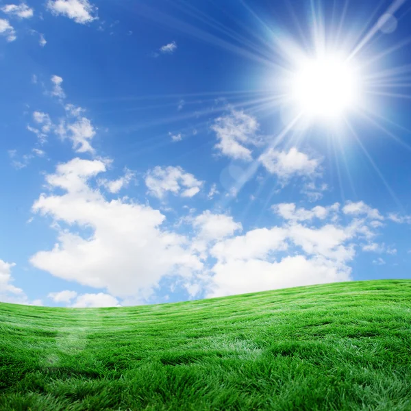 stock image Nature landscape with clouds