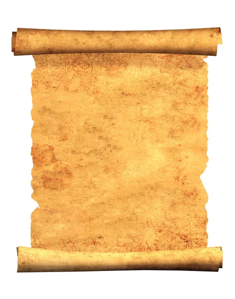 3D-scroll van oude perkament — Stockfoto