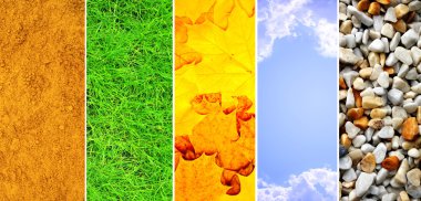 Nature banners clipart