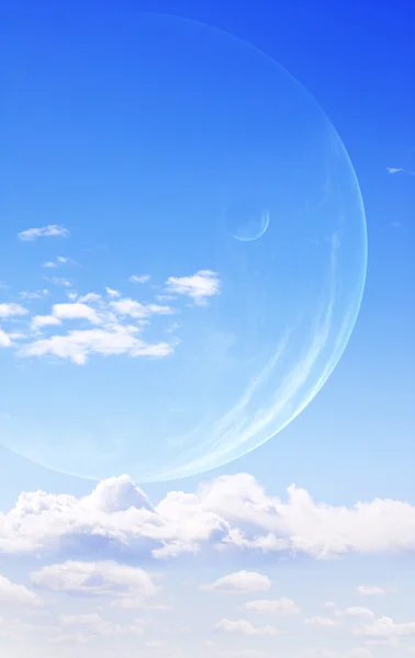 エイリアンの惑星の空 — ストック写真