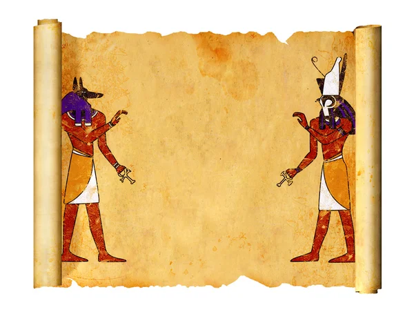Anubis i Horusa — Zdjęcie stockowe