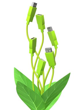 Green technology clipart