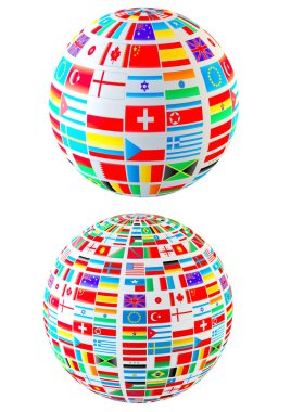 World flags clipart