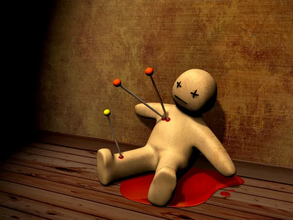 3d voodoo doll — Stock Photo, Image