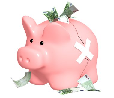 Piggy bank clipart