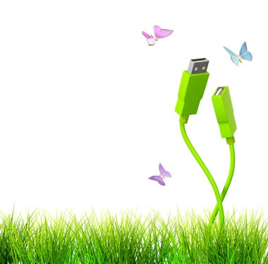 Green technology clipart