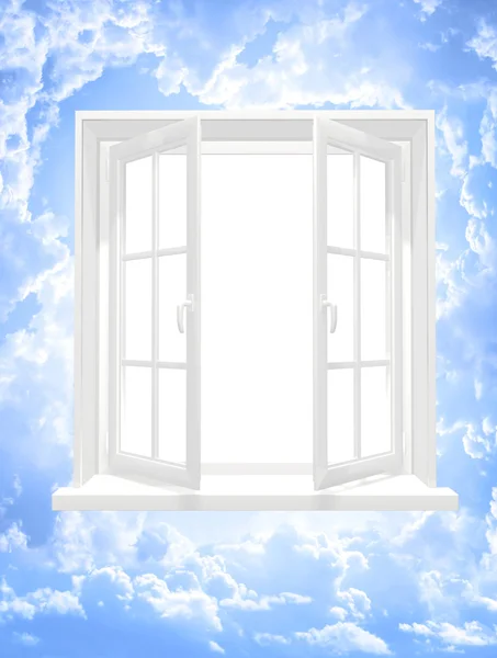 Açık pencere — Stok fotoğraf