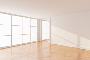 Empty new room clipart