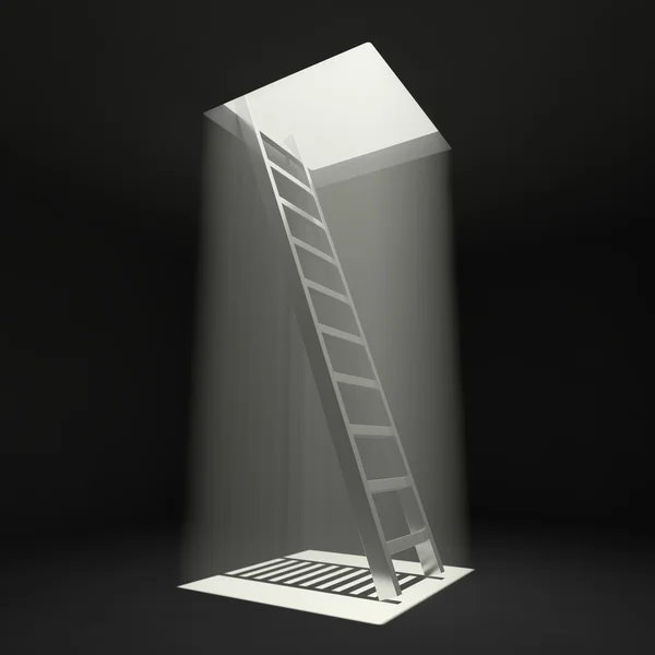 Escada para a liberdade — Fotografia de Stock