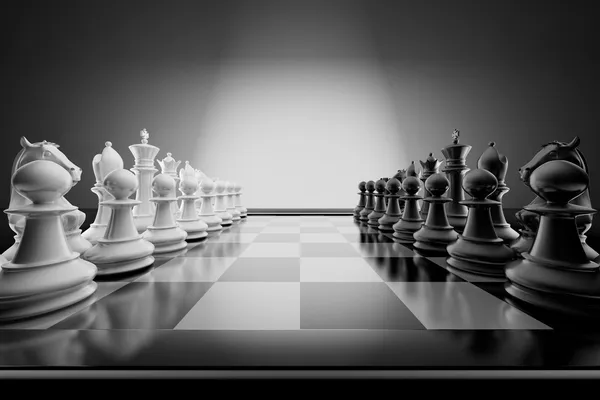 Composizione degli scacchi — Foto Stock