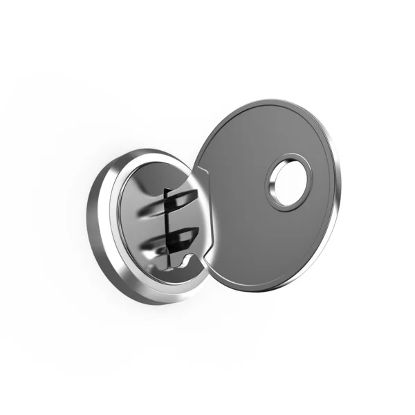 Key in the lock — Stock Photo, Image