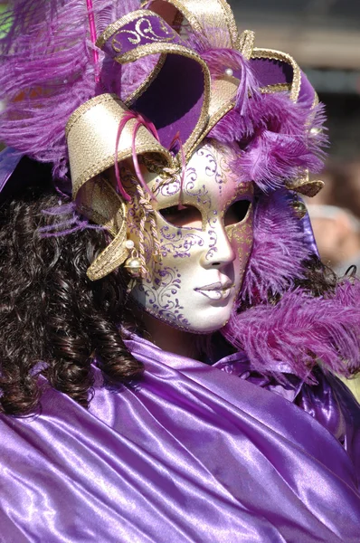Máscara en el carnaval de Venecia 2011 — Foto de Stock