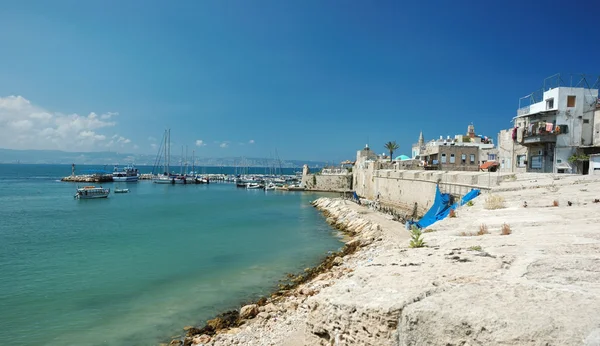 Alte akko panorama view, israel — Stockfoto