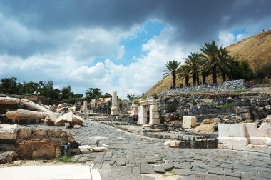 kalıntıları antik kentin beit shean, Israel