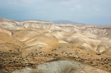 Panorama of Arava desert,Israel clipart