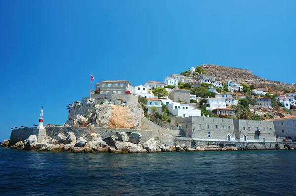 stock image View of Hydra island - one of the Saronic Islands of Greece