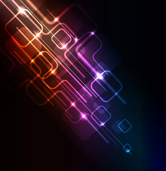 Glühender abstrakter Hintergrund, ai 10 Format — Stockvektor