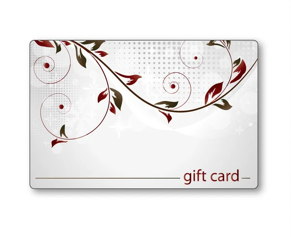Beautiful gift card — Stock Vector