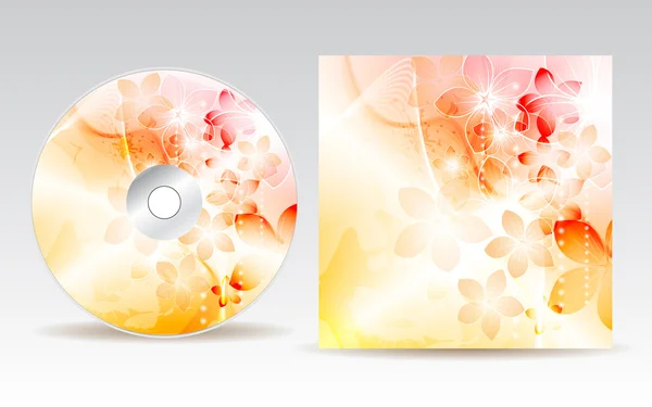 CD cover design — Stock Vector