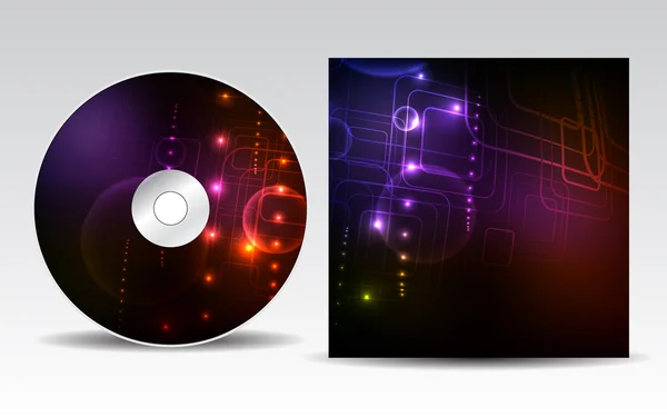 Дизайн обкладинки CD — стоковий вектор
