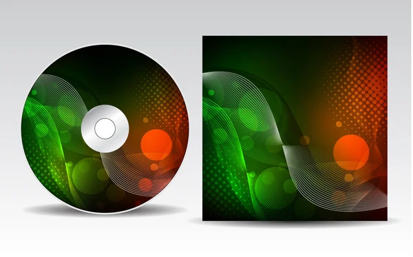 Design de capa de CD — Vetor de Stock