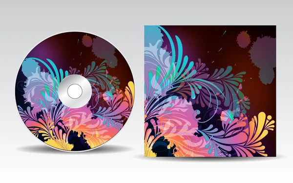 stock vector CD cover design