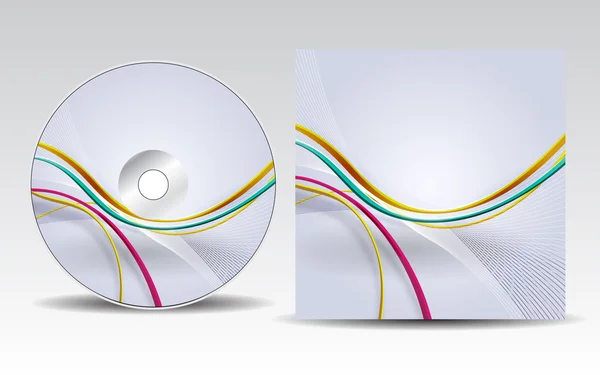 Desain sampul CD - Stok Vektor