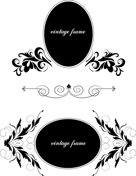 Set of decorative elements — Stock Vector