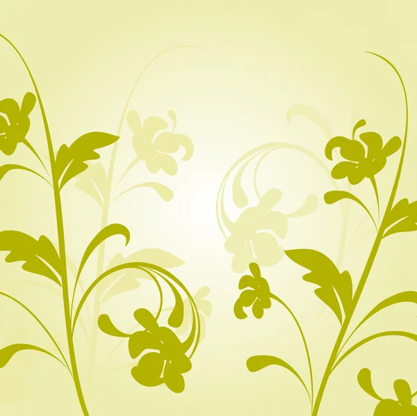 Flower background. Vector — Stock Vector