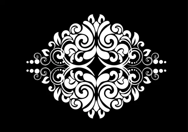 Дизайн декоративный элемент в винтажном стиле векторизирован — стоковый вектор