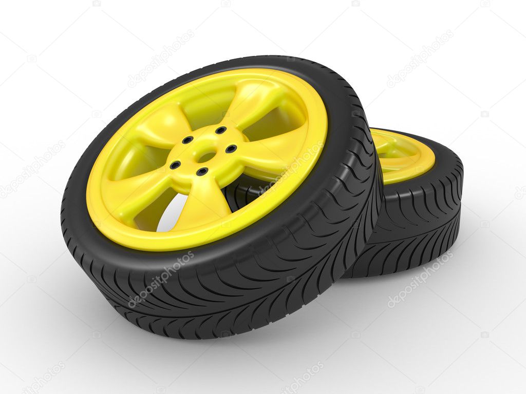 3D automobile wheel