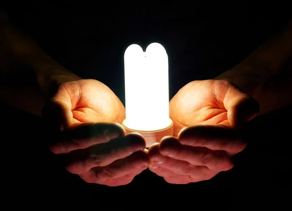 Lámpara en mano — Foto de Stock