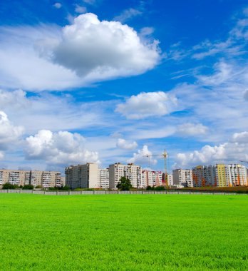 Landscape and buildings