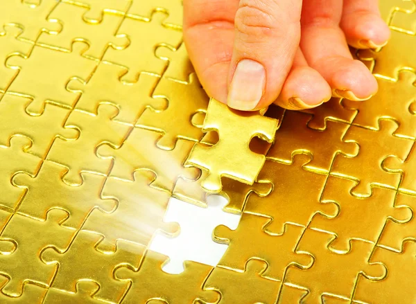 Azulejos de oro — Foto de Stock