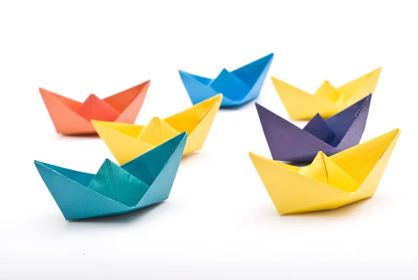 Paper ships — Stock Photo, Image