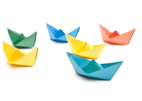 Paper ships — Stock Photo, Image