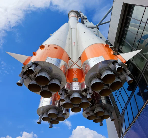Ruská raketa vesmírné dopravy — Stock fotografie