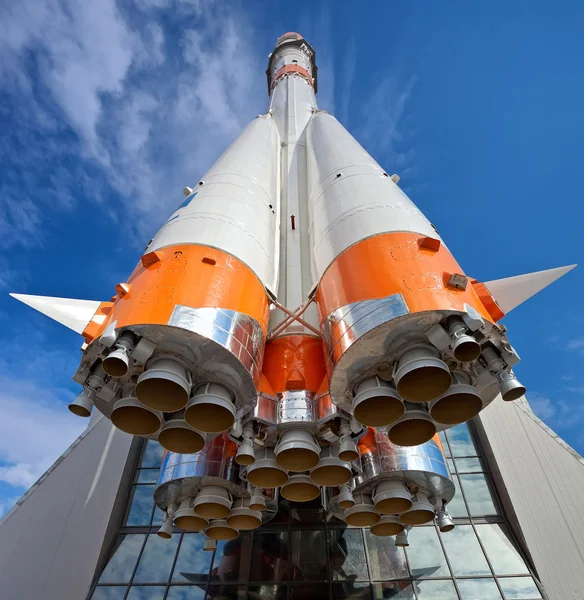 Rosyjska rakieta kosmiczna — Zdjęcie stockowe