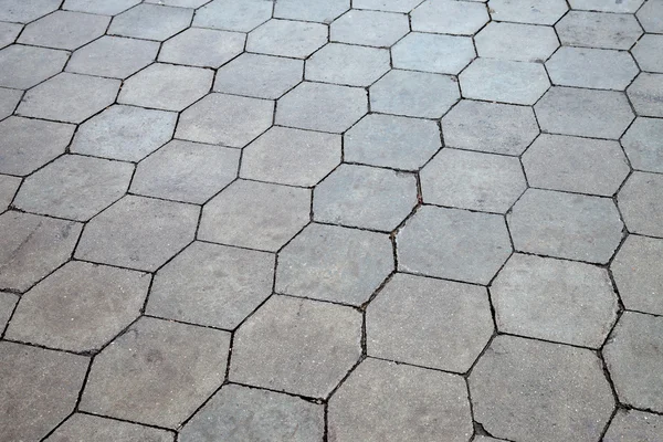 Cinza pedras de pavimentação textura — Fotografia de Stock