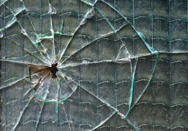 Glass hole broken shot clipart