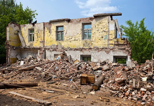 Zničené budovy — Stock fotografie
