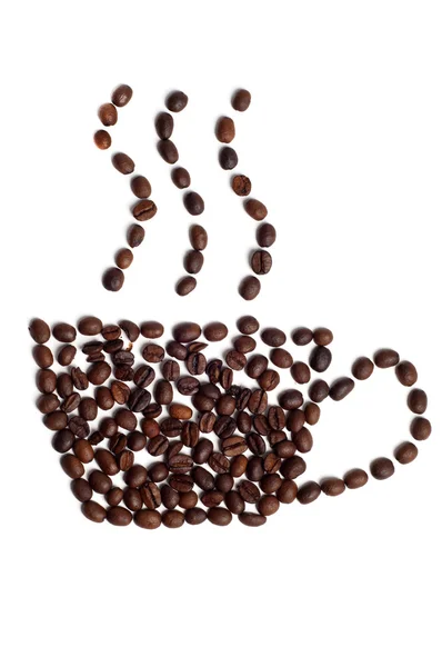 Conceptuele schot van caffee cup — Stockfoto
