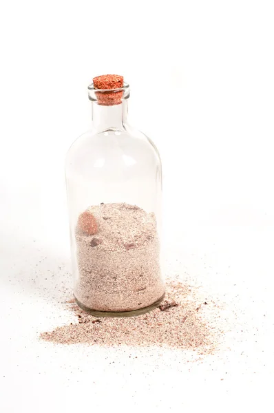 Bottle with sand — Stock Photo, Image