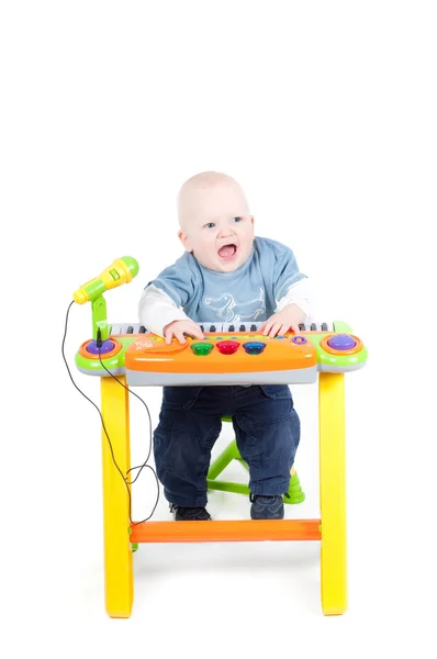 Little boy in studio — Stok fotoğraf
