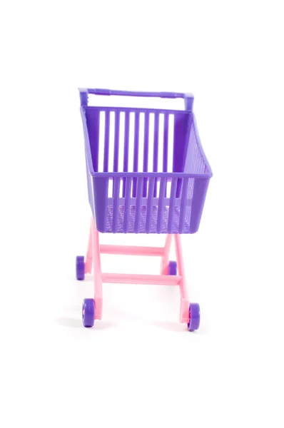 Conceptual photo with miniature shopping-cart — Stock Photo, Image