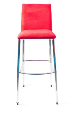 Red bar stool clipart