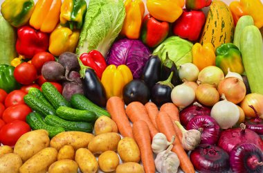 Crop of vegetables clipart