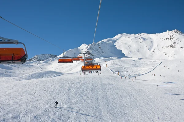 スキー リゾートを solden します。オーストリア — ストック写真