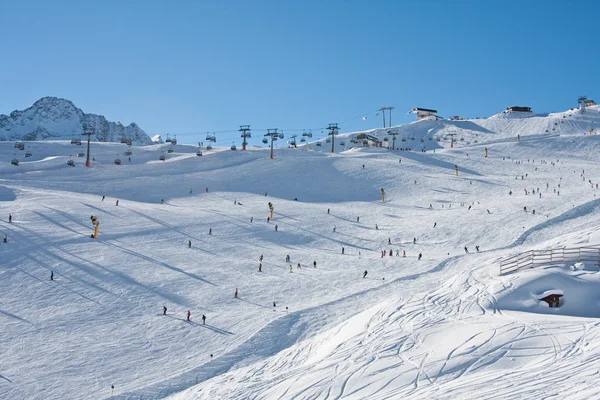 滑雪胜地 solden。奥地利 — 图库照片
